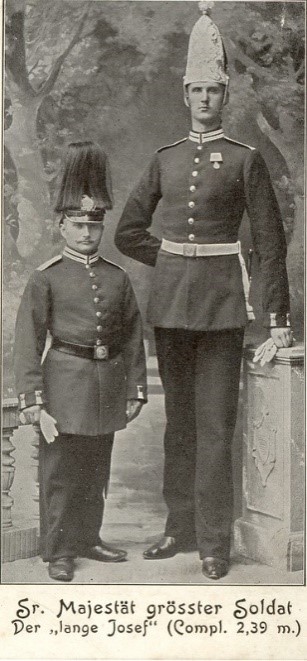 German Naming Customs by popular US online genealogists, Price Genealogy: black and white image of two German men standing together in traditional German army uniforms. 